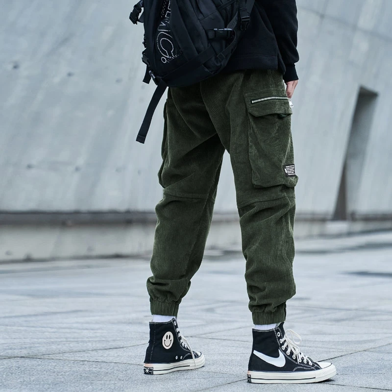 Cargo Joggers Pants Men Harem Pants Multi-Pocket Ribbons Cotton Man Sweatpants Streetwear Casual Mens Pants 
Cargo Joggers Pants Men Harem Pants Multi-Pocket Ribbons Cotton Man Sweatpants Streetwear Casual Mens Pants