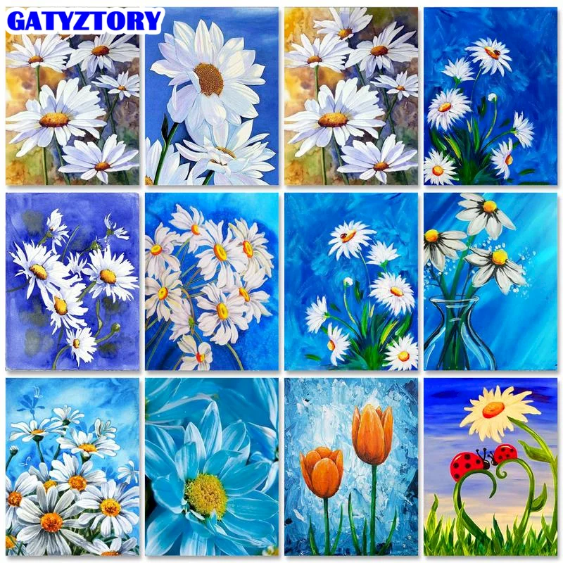 Gatyztory 40x50cm Frameless painting by numbers Daisy Flower On Canvas Drawing By Numbers Home Wall Art DIY For Unique Gift
Gatyztory 40x50cm Frameless painting by numbers Daisy Flower On Canvas Drawing By Numbers Home Wall Art DIY For Unique Gift