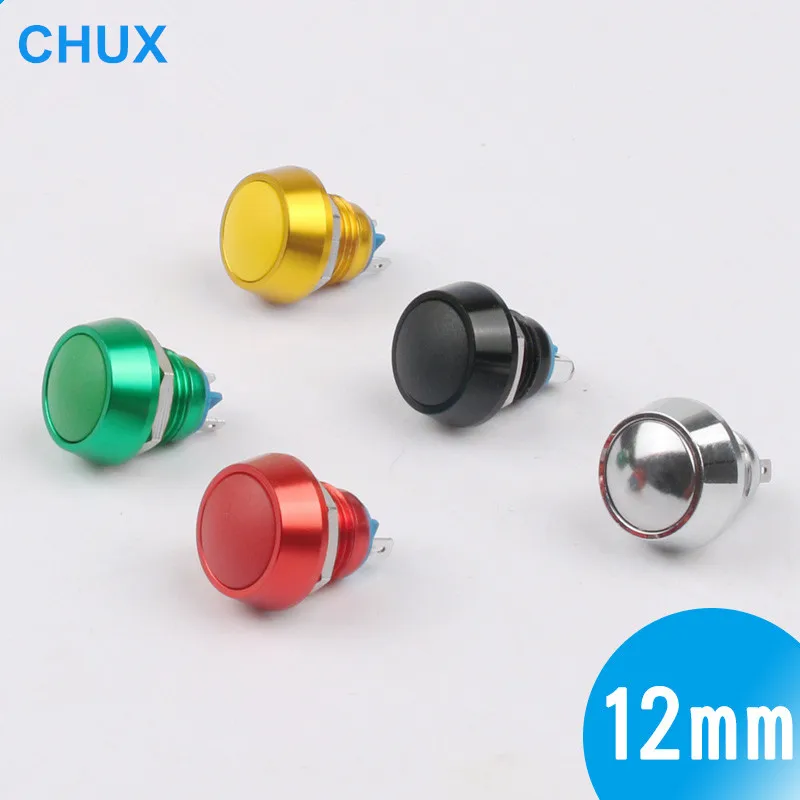 12mm Metal Push button Switch Momentary Oxidation Screw Welding Foot Red Green Yellow Blue Black Metal ON OFF Switch
12mm Metal Push button Switch Momentary Oxidation Screw Welding Foot Red Green Yellow Blue Black Metal ON OFF Switch