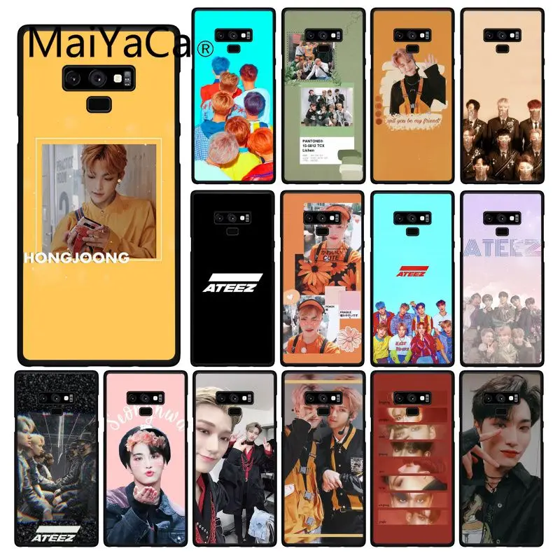 Чехол для телефона Maiyaca ATEEZ HongJoong SeongHWA Samsung Galaxy A50 A70 A20 A30 Note9 8 Note7 Note10 Pro|Бамперы| |