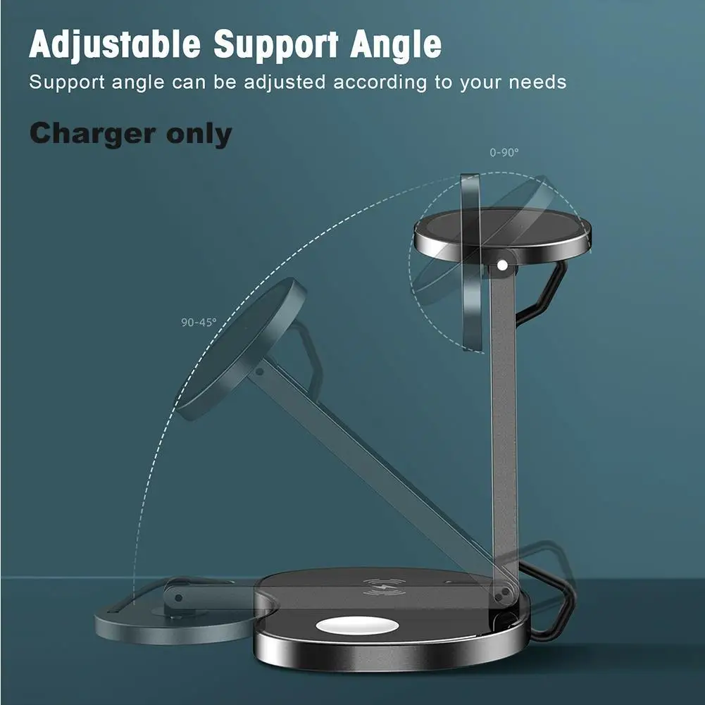 Magnet Mobile Phone Holder 3 In 1 Magnet/safe Wireless For Qi Charger Station Charging For IPhone12 S8T1
Magnet Mobile Phone Holder 3 In 1 Magnet/safe Wireless For Qi Charger Station Charging For IPhone12 S8T1