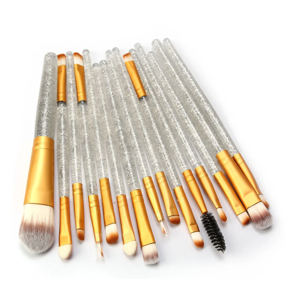 15PCS/Set Diamond Makeup Brushes Set Powder Foundation Blush Blending Eyeshadow Lip Cosmetic Beauty Make Up Brush Tools Kit
15PCS/Set Diamond Makeup Brushes Set Powder Foundation Blush Blending Eyeshadow Lip Cosmetic Beauty Make Up Brush Tools Kit