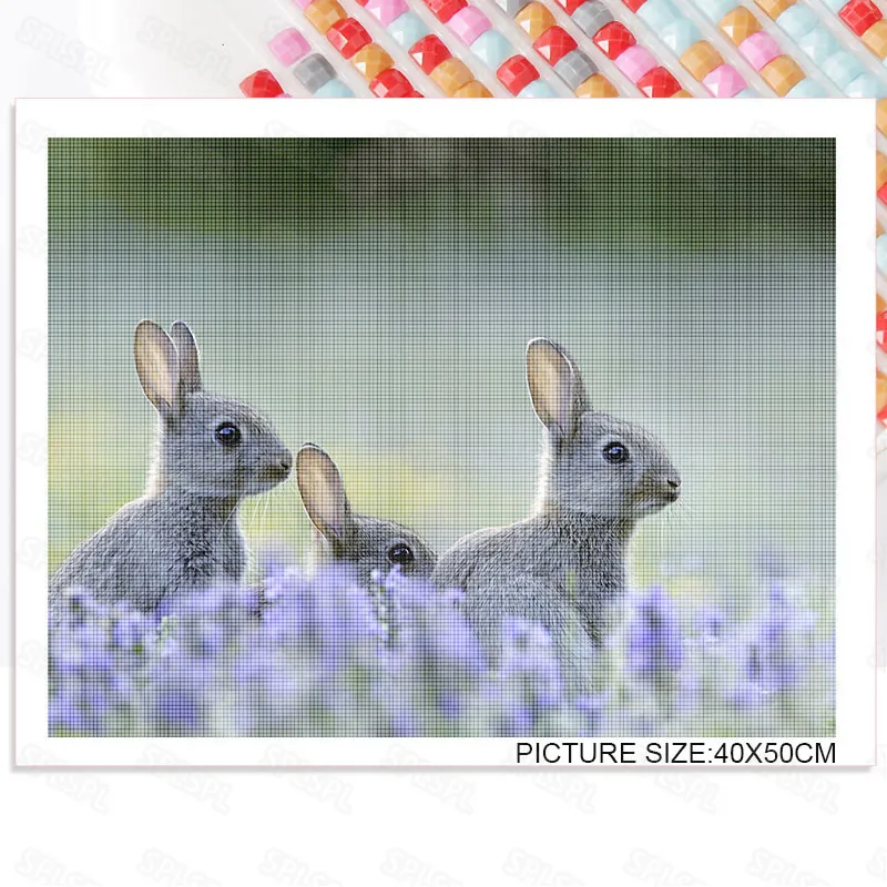 Diy Diamond Painting Cute Bunny Animals Bedroom Children's Room Modern Creative Living Room Porch Decorative Painting
Diy Diamond Painting Cute Bunny Animals Bedroom Children's Room Modern Creative Living Room Porch Decorative Painting