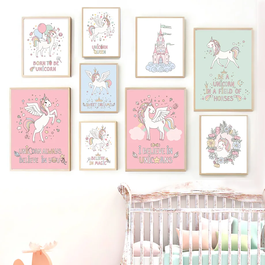 Rainbow Unicorn Balloon Castle Cartoon Wall Art Canvas Painting Nordic Posters And Prints Wall Pictures Baby Kids Room Decor
Rainbow Unicorn Balloon Castle Cartoon Wall Art Canvas Painting Nordic Posters And Prints Wall Pictures Baby Kids Room Decor