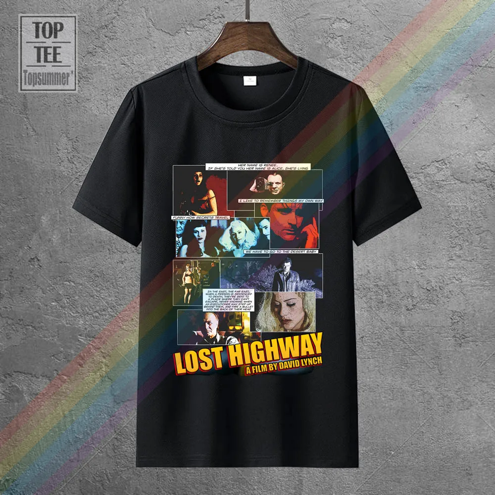 Lost Highway T-Shirts Gothic Funny Tshirt Horror Kawaii Streetwear Novelties Tee Shirt Skull Retro T-Shirt
Lost Highway T-Shirts Gothic Funny Tshirt Horror Kawaii Streetwear Novelties Tee Shirt Skull Retro T-Shirt