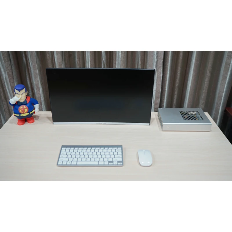 Полностью алюминиевый HTPC ITX маленький шасси игровой компьютер A4 Чехол Поддержка