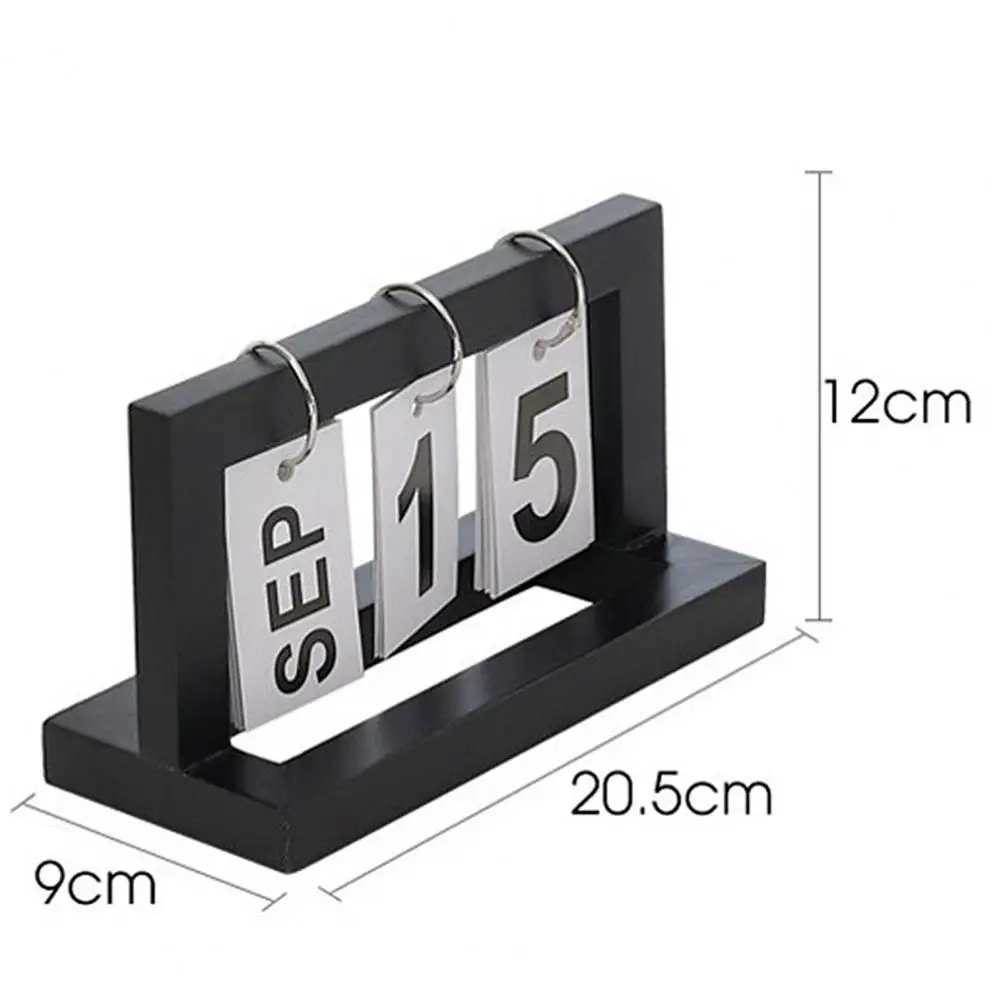 HOT SALES !!Creative Home Wooden Reusable Flip Desktop Calendar Desk Ornament
HOT SALES !!Creative Home Wooden Reusable Flip Desktop Calendar Desk Ornament