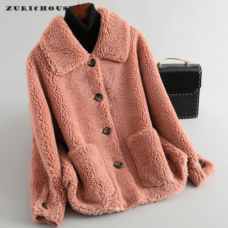ZURICHOUSE 2021 Real Fur Coat Women High Quality Natural Sheep Shearing Warm Fluffy Wool Fur Winter Jacket
ZURICHOUSE 2021 Real Fur Coat Women High Quality Natural Sheep Shearing Warm Fluffy Wool Fur Winter Jacket