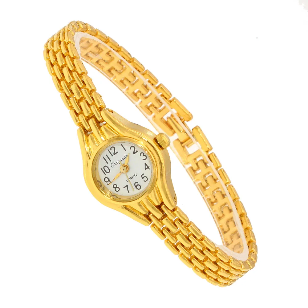 Новые золотые женские часы браслет Mujer Golden Relojes с небольшим циферблатом кварцевые