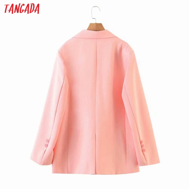 Tangada Women Solid Yellow Blazer Coat Vintage Notched Collar Pocket 2021 Fashion Female Casual Tops 3Z62
Tangada Women Solid Yellow Blazer Coat Vintage Notched Collar Pocket 2021 Fashion Female Casual Tops 3Z62