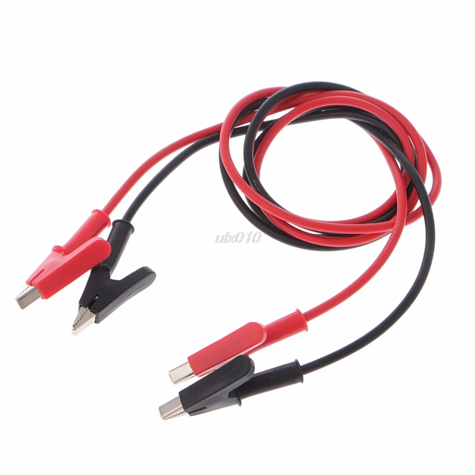 5pcs Cleqee P1024 Double-ended Clips Cable Alligator Testing Probe Lead Wire 100CM 5 colours 15A
5pcs Cleqee P1024 Double-ended Clips Cable Alligator Testing Probe Lead Wire 100CM 5 colours 15A
