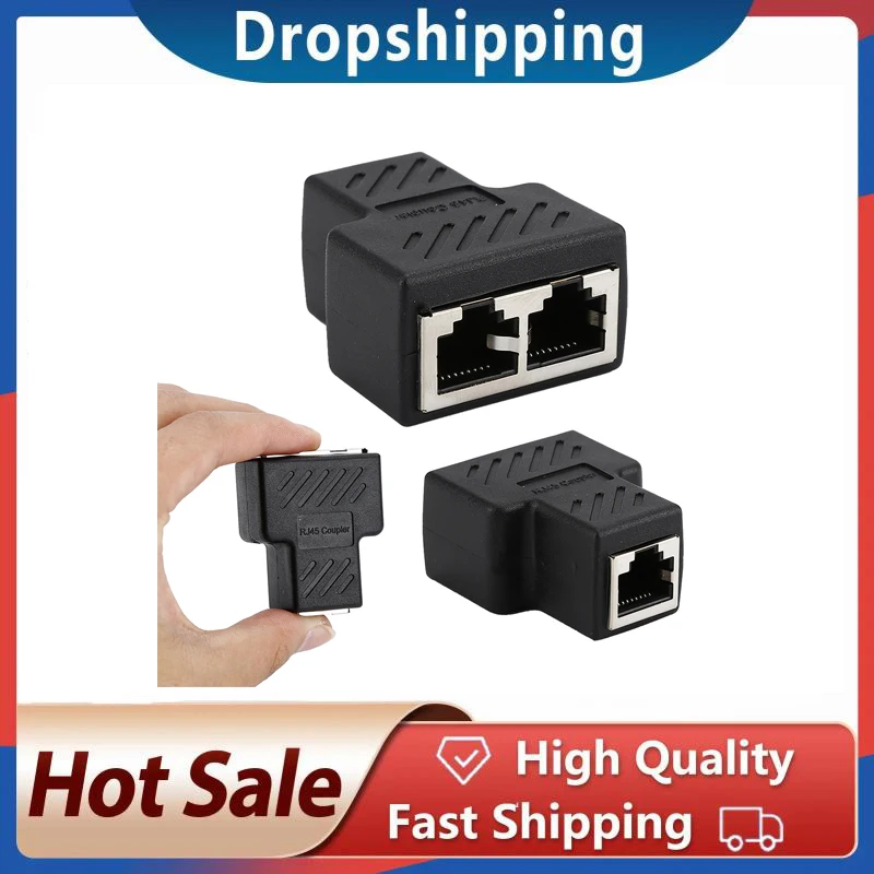 RJ45 Connector Adapter 1 To 2 Ways Ethernet LAN Network Splitter Double Adapter Plug Ports Coupler Connector Extender Adapter
RJ45 Connector Adapter 1 To 2 Ways Ethernet LAN Network Splitter Double Adapter Plug Ports Coupler Connector Extender Adapter