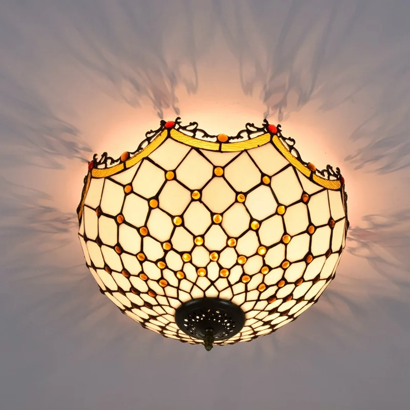 40cm European-Style Retro Simple Mediterranean Multi-Color Glass Restaurant Aisle Corridor Bathroom Glass Ceiling Lamp
40cm European-Style Retro Simple Mediterranean Multi-Color Glass Restaurant Aisle Corridor Bathroom Glass Ceiling Lamp