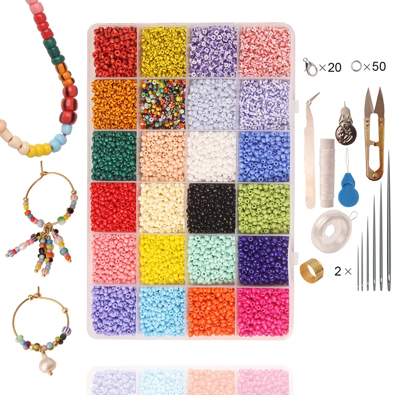 Mini Colorful Glass Beads Multipurpose DIY Jewelry Making Accessories Handmade Bracelets Necklace Crafts
Mini Colorful Glass Beads Multipurpose DIY Jewelry Making Accessories Handmade Bracelets Necklace Crafts