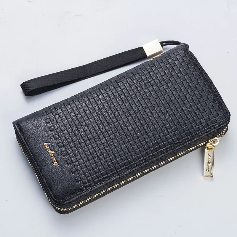Baellerry Fashion Business Men Long Wallet Woven Pattern Casual Male Handbag Large-capacity Multi-card Site Zipper Clutch Bag
Baellerry Fashion Business Men Long Wallet Woven Pattern Casual Male Handbag Large-capacity Multi-card Site Zipper Clutch Bag