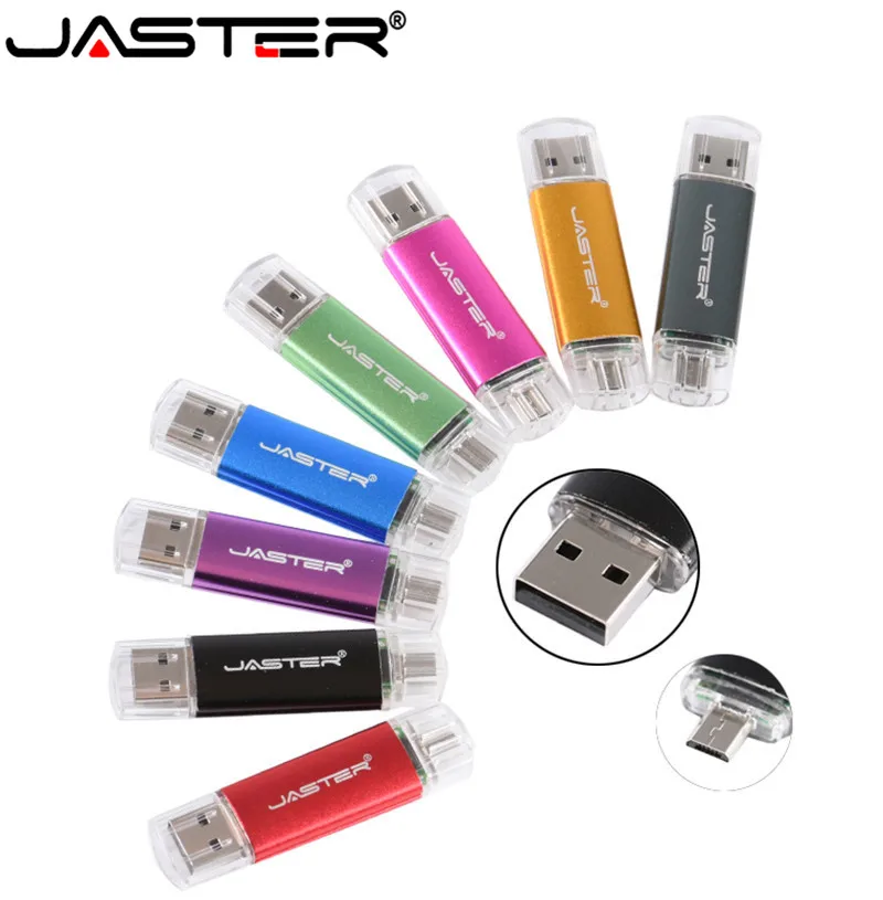 JASTER OTG USB Flash Drive Pen Drive USB 2.0 128gb 64gb 32gb 16gb 8gb External Storage Pendrive Double Use Micro USB Stick
JASTER OTG USB Flash Drive Pen Drive USB 2.0 128gb 64gb 32gb 16gb 8gb External Storage Pendrive Double Use Micro USB Stick