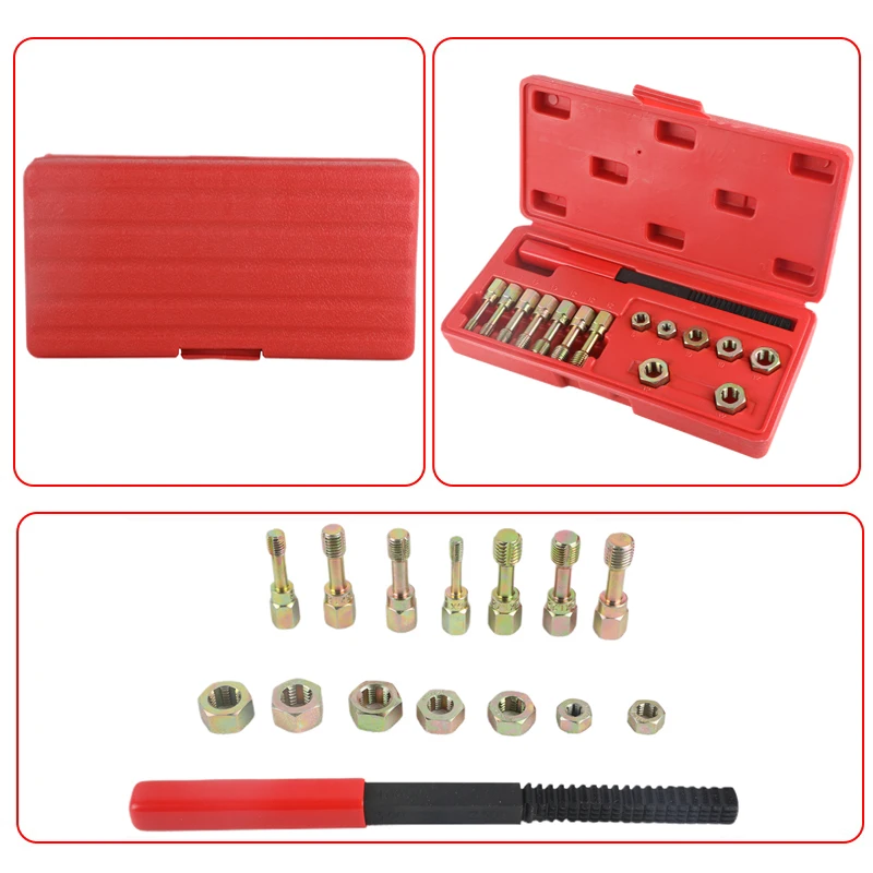 15PCS Metric Thread Restorer Thread Repair Restorer File 8 Pitches for Automotive Professional Brake and Undercar Repair Tools
15PCS Metric Thread Restorer Thread Repair Restorer File 8 Pitches for Automotive Professional Brake and Undercar Repair Tools