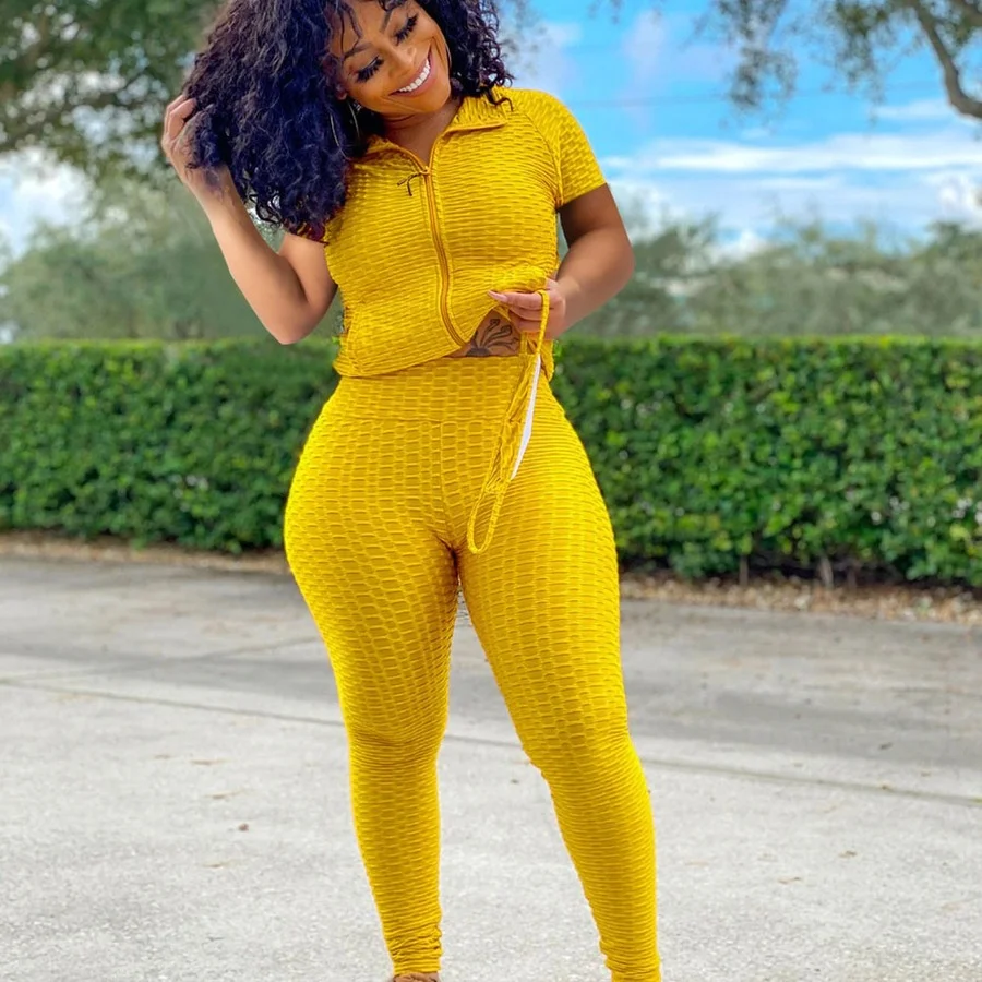 Spring Summer Casual Tracksuit for Women 2021Two Piece Set Clothes Short Sleeve Top and Pants Sport Suit Jogging Femme Outfits
Spring Summer Casual Tracksuit for Women 2021Two Piece Set Clothes Short Sleeve Top and Pants Sport Suit Jogging Femme Outfits