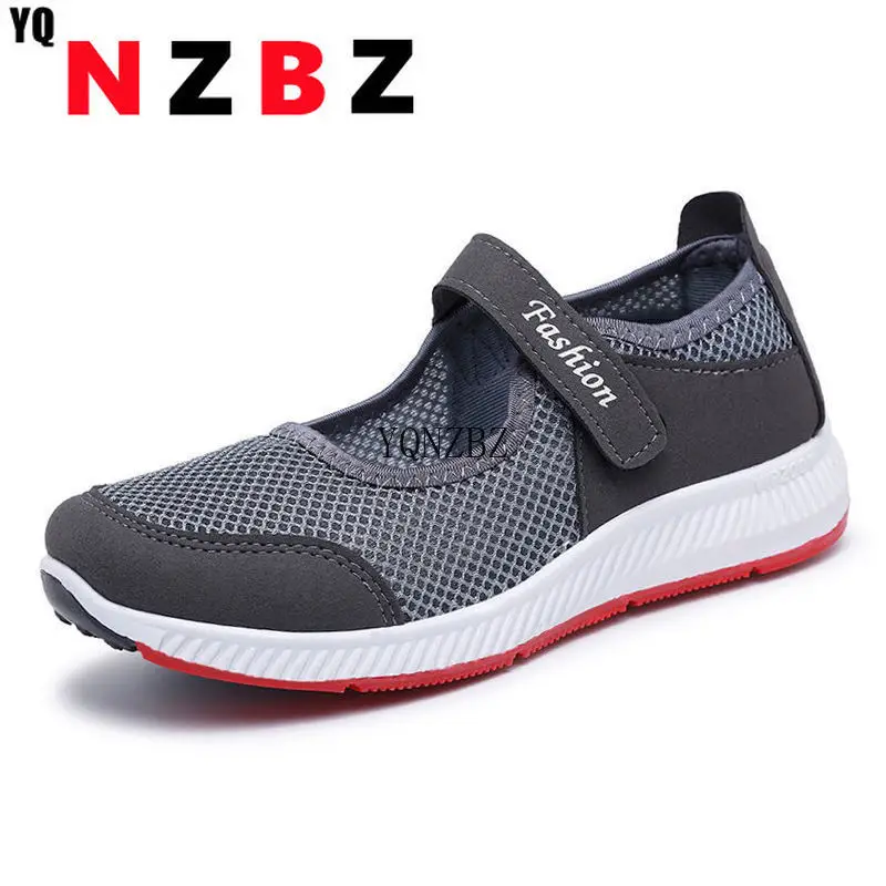 Fashion Women Sneakers 2021 Women Mesh Breathable Casual Shoes Lightweight Velcro Soft Bottom Elderly Walking Shoes for Women
Fashion Women Sneakers 2021 Women Mesh Breathable Casual Shoes Lightweight Velcro Soft Bottom Elderly Walking Shoes for Women