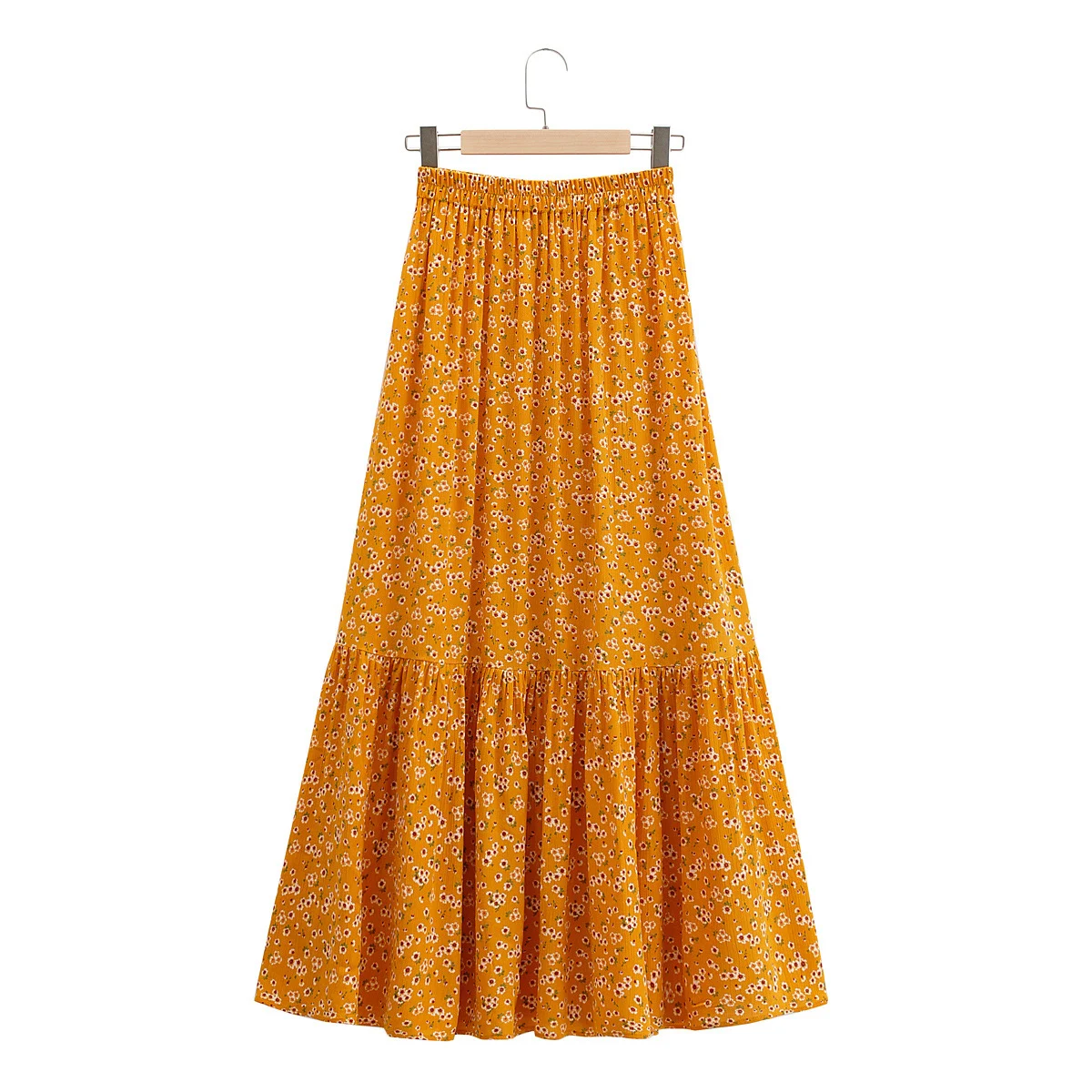 Jastie Boho Orange Floral Print Long Skirt Elastic High Waist Ruched Pleated Hem Skirts Holiday Beach Women Clothes Spring 2022
Jastie Boho Orange Floral Print Long Skirt Elastic High Waist Ruched Pleated Hem Skirts Holiday Beach Women Clothes Spring 2022