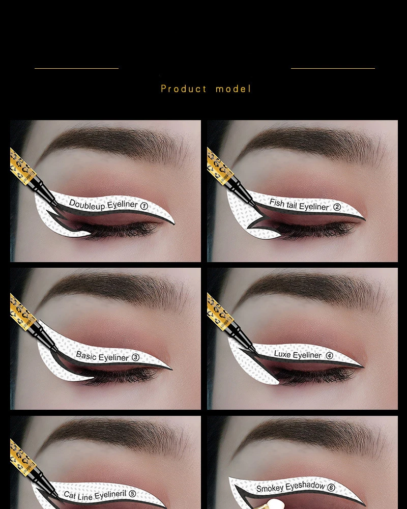 10pcs Eye Makeup Stencils Winged Eyeliner Stencil Template Shaping Tools Eyebrows Eye Shadow Makeup Template Free ship to RU
10pcs Eye Makeup Stencils Winged Eyeliner Stencil Template Shaping Tools Eyebrows Eye Shadow Makeup Template Free ship to RU