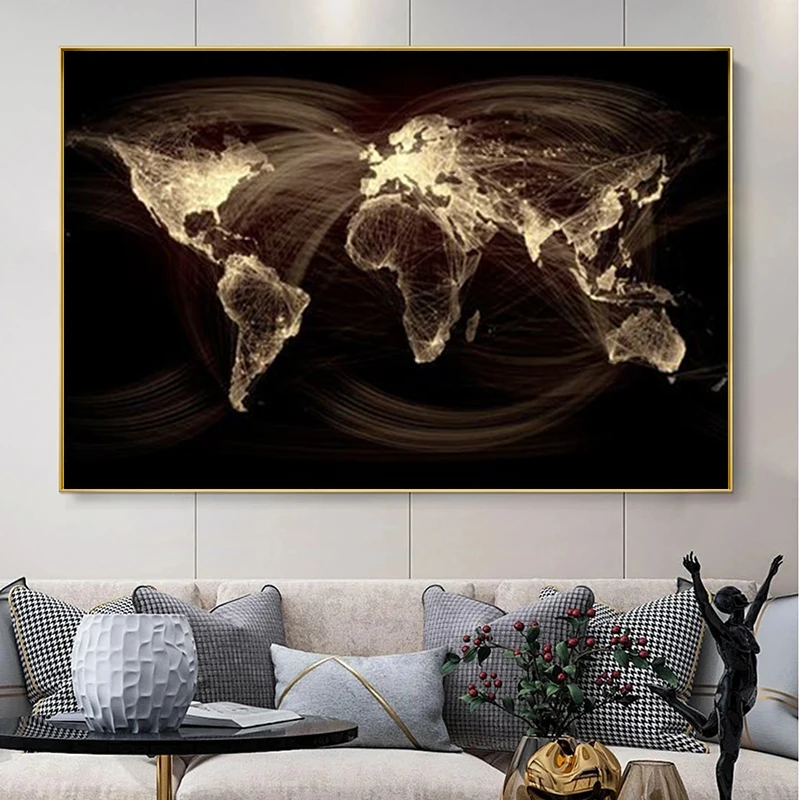 Vintage World Map Canvas Painting Printing Poster and Print Wall Art Nordic Map Mural Pictures for Living Room Modern Hoom Decor
Vintage World Map Canvas Painting Printing Poster and Print Wall Art Nordic Map Mural Pictures for Living Room Modern Hoom Decor
