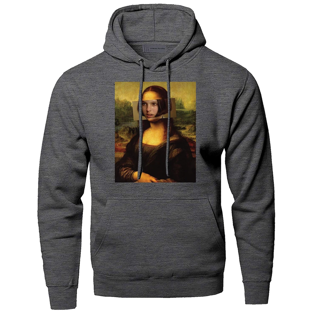 Забавная Толстовка Mathilda Mona Lisa Leon Мужская толстовка уличная одежда зимний
