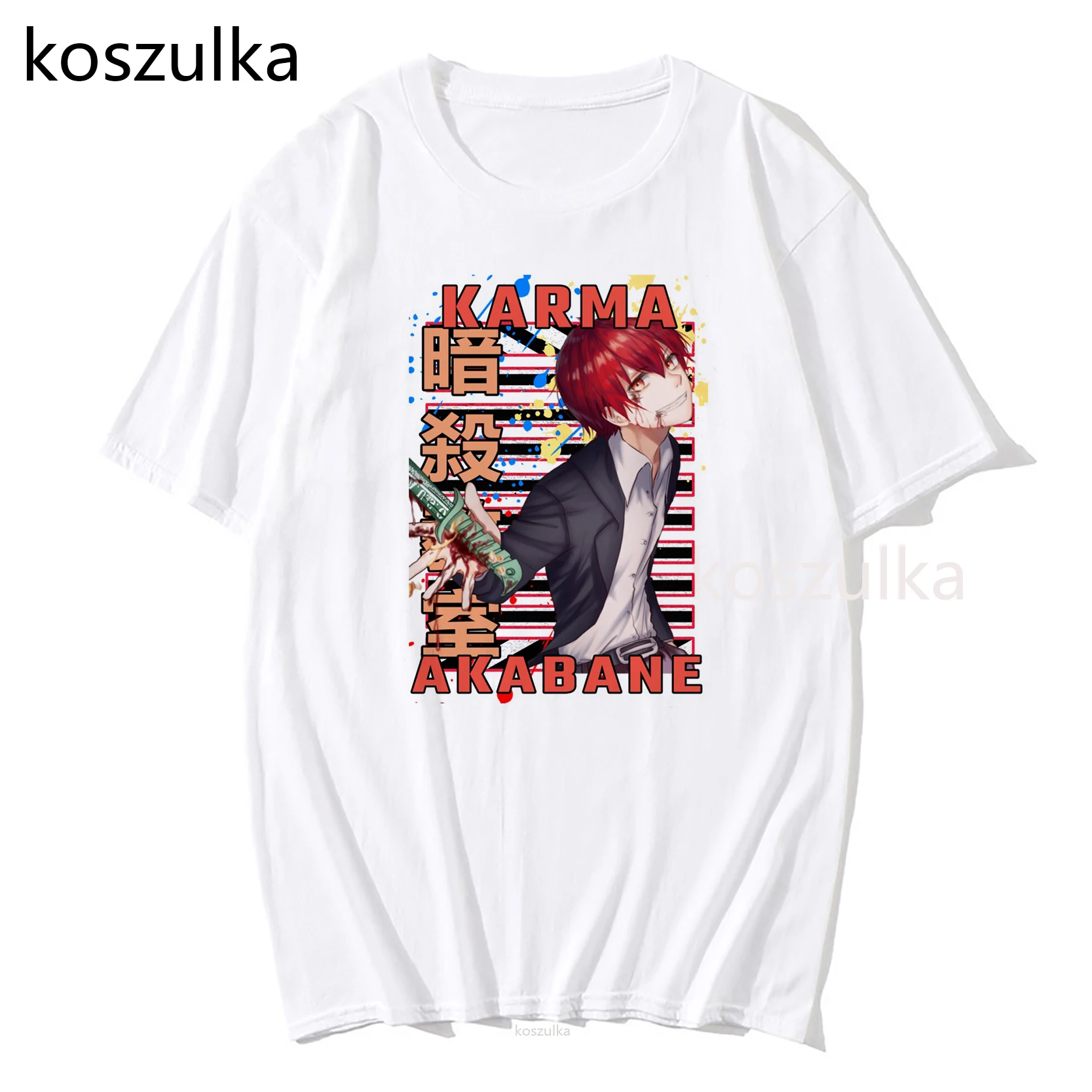 Unisex 2021 Casual Short Sleeve Tops Japanese Anime Assassination Classroom Eyes T-Shirt Women Kawaii Cartoon Harajuku Tshirt
Unisex 2021 Casual Short Sleeve Tops Japanese Anime Assassination Classroom Eyes T-Shirt Women Kawaii Cartoon Harajuku Tshirt