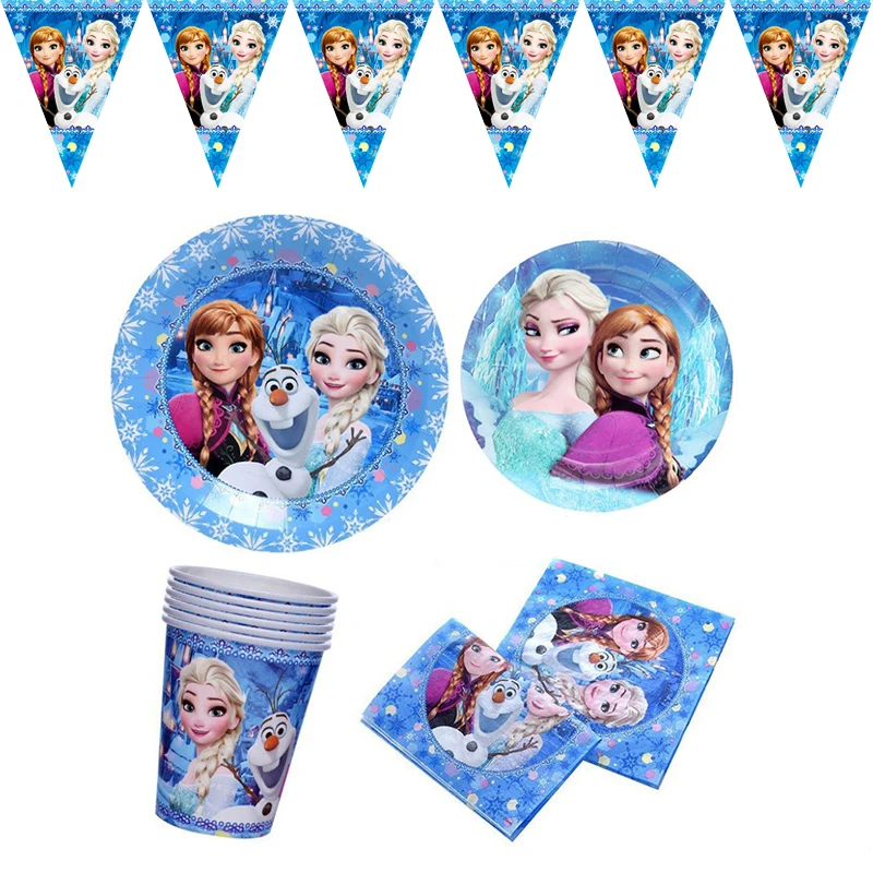 Disposable Tableware Disney Theme Frozen Blue Products Anna Elsa Princess Decorations Children Girls Cups and Trays Straws
Disposable Tableware Disney Theme Frozen Blue Products Anna Elsa Princess Decorations Children Girls Cups and Trays Straws
