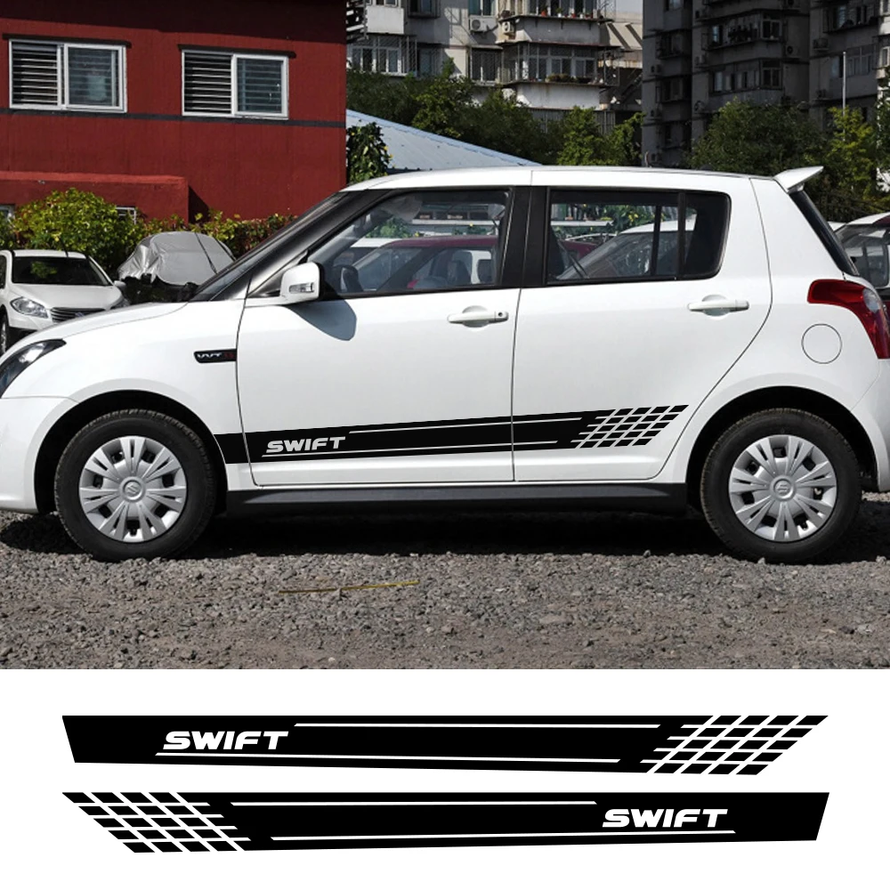2PCS Car Door Side Stickers For Suzuki Swift Tuning Auto External Skirt Stripes Decoration Accessories Vinyl Film Wrap Decals
2PCS Car Door Side Stickers For Suzuki Swift Tuning Auto External Skirt Stripes Decoration Accessories Vinyl Film Wrap Decals
