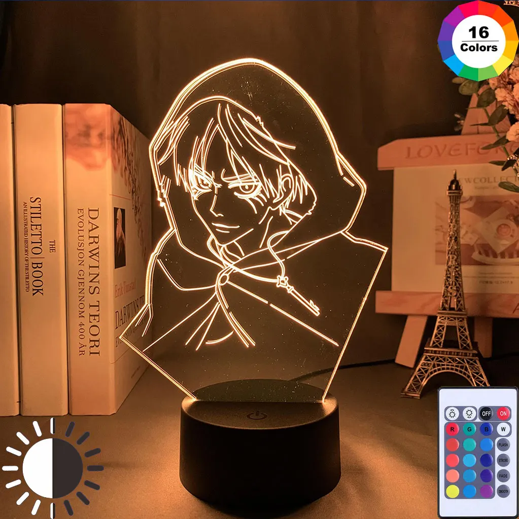 Anime 3D Lamp Attack on for Bedroom Decoration Light Kids Gift Titan LED Night Light Christmas Holiday Deal 11.11
Anime 3D Lamp Attack on for Bedroom Decoration Light Kids Gift Titan LED Night Light Christmas Holiday Deal 11.11