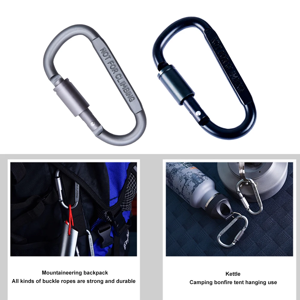 25KN Mountaineering Caving Rock Climbing Carabiner D Shaped Safety Master Screw Lock Buckle Escalade Climbing Equipement
25KN Mountaineering Caving Rock Climbing Carabiner D Shaped Safety Master Screw Lock Buckle Escalade Climbing Equipement