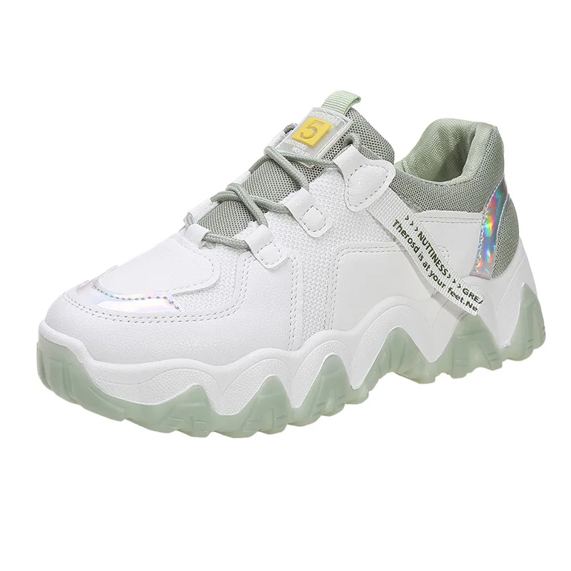 Spring and Summer 2021 New Dad Shoes for Women Thick-soled Sneakers for Women White Casual Shoes Sneakers Tenis De Mujer
Spring and Summer 2021 New Dad Shoes for Women Thick-soled Sneakers for Women White Casual Shoes Sneakers Tenis De Mujer