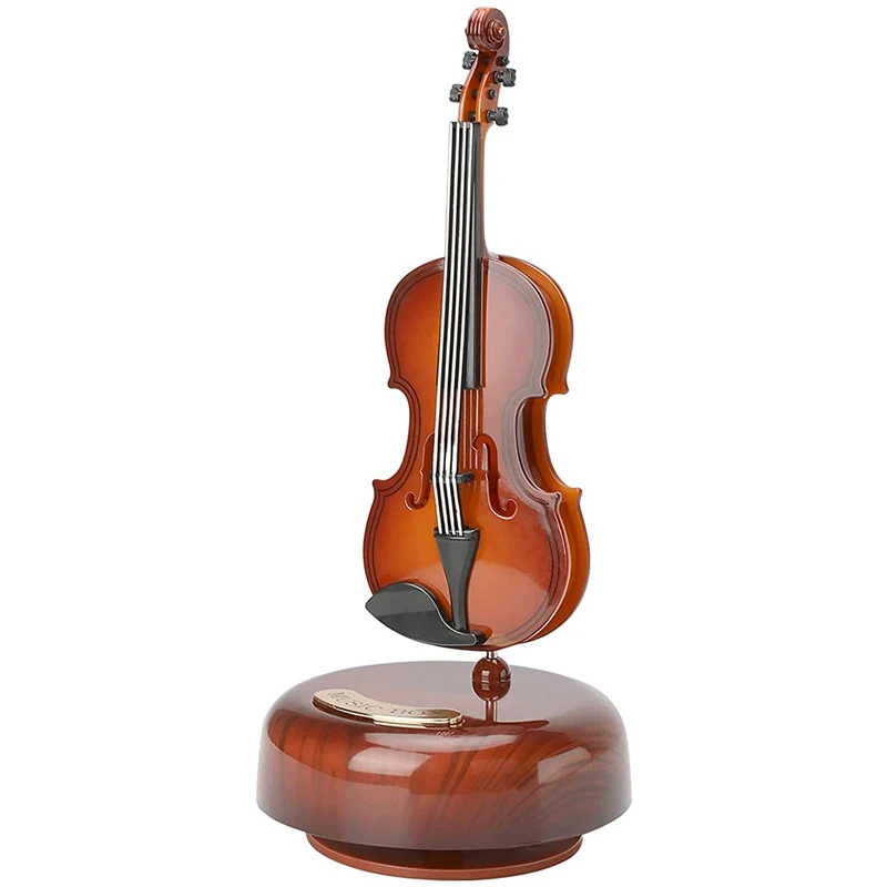New Violin Music Box, Rotating Musical Base, Classical Music Box Instrument, Gift for Boys Girls Birthday Christmas
New Violin Music Box, Rotating Musical Base, Classical Music Box Instrument, Gift for Boys Girls Birthday Christmas