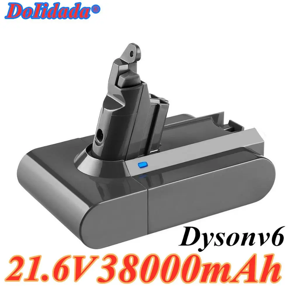 Сменный литий-ионный аккумулятор для пылесоса Dyson 38.Ah V6 DC61 DC62 DC72 DC58 DC59 DC72 DC74, 21,6 в, 38000 мАч
Сменный литий-ионный аккумулятор для пылесоса Dyson 38.Ah V6 DC61 DC62 DC72 DC58 DC59 DC72 DC74, 21,6 в, 38000 мАч