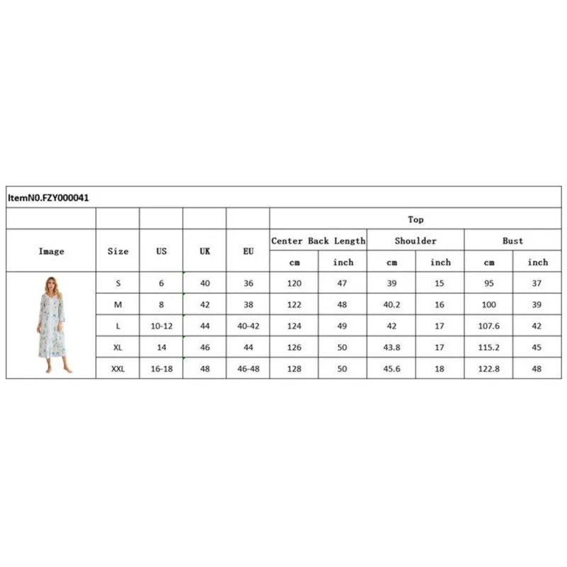 Spring Ladies Printed Midi Nightdress Loose Casual Long Sleeve Nightgowns for Women Sleepwear Homewear
Spring Ladies Printed Midi Nightdress Loose Casual Long Sleeve Nightgowns for Women Sleepwear Homewear