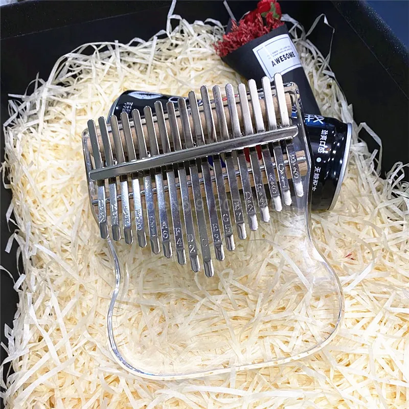 17 Key Kalimba Thumb Piano Mahogany Musical Instrument Beginner African With Accessory Instructions Tuning Hammer Aiersi Solid 
17 Key Kalimba Thumb Piano Mahogany Musical Instrument Beginner African With Accessory Instructions Tuning Hammer Aiersi Solid