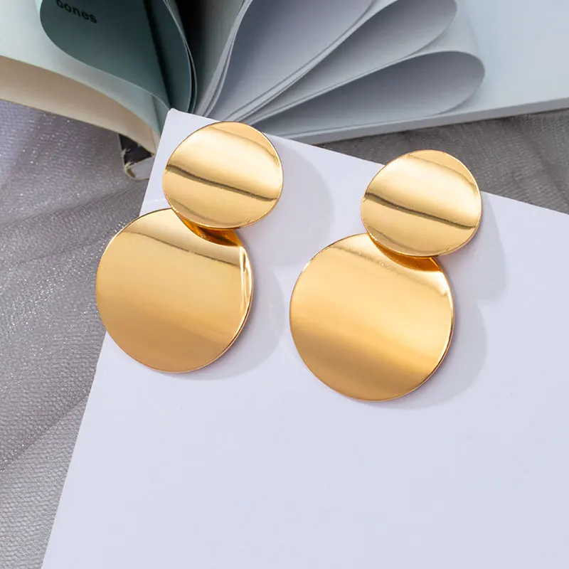 Korean Statement Round Drop Earrings for Women Acrylic Geometric Gold Dangle Earring Fashion 2020 New Trend Female Jewelry
Korean Statement Round Drop Earrings for Women Acrylic Geometric Gold Dangle Earring Fashion 2020 New Trend Female Jewelry