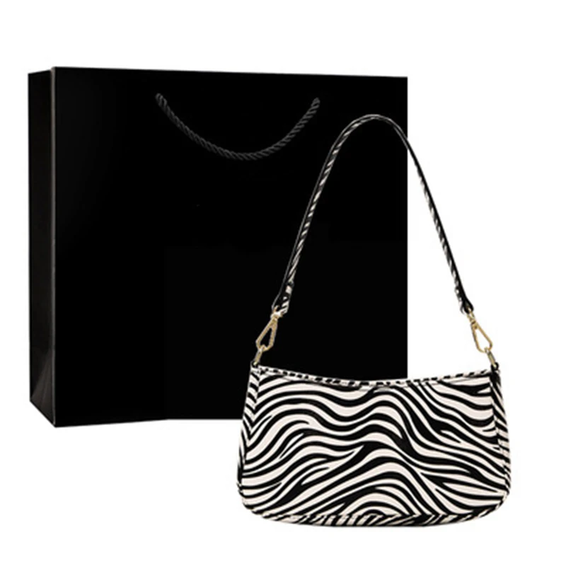 Casual Women's Totes Zebra Stripes Shoulder Bag Fashionable Exquisite Shopping Underarm Bag PU Leather Chain Handbags for Women
Casual Women's Totes Zebra Stripes Shoulder Bag Fashionable Exquisite Shopping Underarm Bag PU Leather Chain Handbags for Women