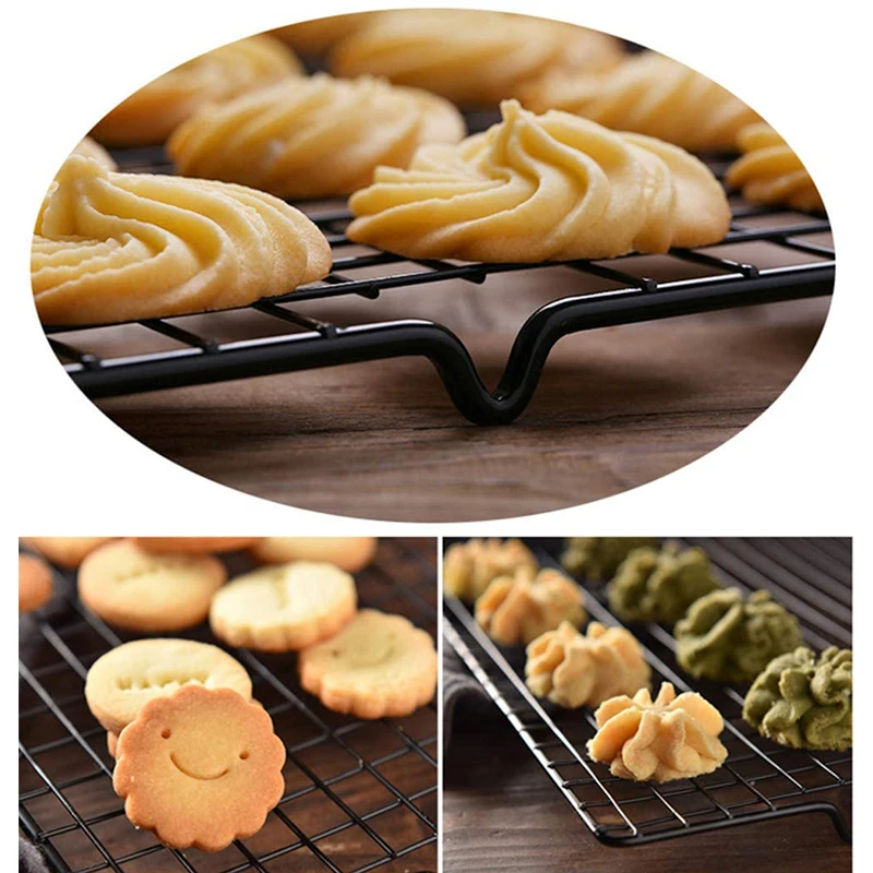 Stainless Steel Nonstick Cooling Rack Metal Baking Grid Racks Kitchen Oven Baking Cookies Biscuits Bread Muffins Shelf Bakeware
Stainless Steel Nonstick Cooling Rack Metal Baking Grid Racks Kitchen Oven Baking Cookies Biscuits Bread Muffins Shelf Bakeware
