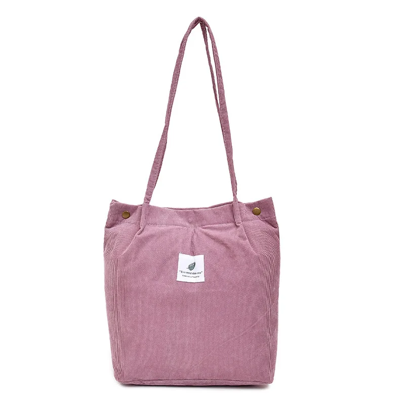 Women Corduroy Female Canvas Cloth Shoulder Bag Large Capacity Ladies Handbags Reusable Foldable Grocery Totes Handbag Women
Women Corduroy Female Canvas Cloth Shoulder Bag Large Capacity Ladies Handbags Reusable Foldable Grocery Totes Handbag Women