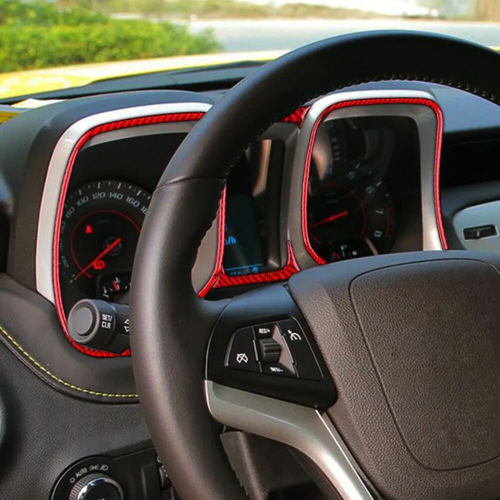 5PCS/kit Speedometer Frame Sticker Accessories Car Decoration Real Carbon Fiber Replacement
5PCS/kit Speedometer Frame Sticker Accessories Car Decoration Real Carbon Fiber Replacement