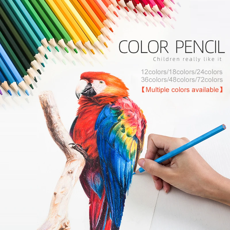 72/36/48colors Drawing Pencil Set Colored Pencil Set Artist Painting Pencil Wooden Graffiti Stationery Crayons Multifunctional
72/36/48colors Drawing Pencil Set Colored Pencil Set Artist Painting Pencil Wooden Graffiti Stationery Crayons Multifunctional
