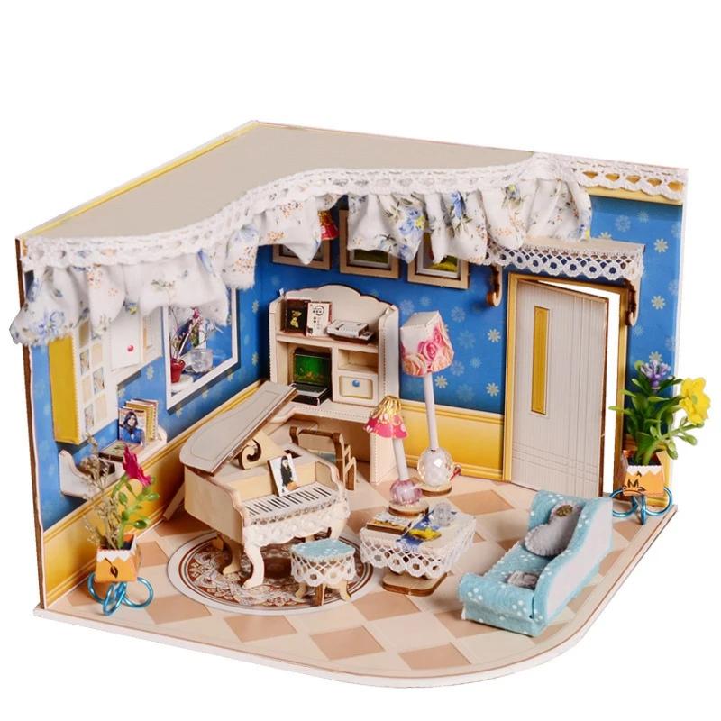 Doll House Furniture Diy Miniature 3D Wooden Miniaturas Dollhouse Toys for Children Gifts 1:24 Scale Creative Room
Doll House Furniture Diy Miniature 3D Wooden Miniaturas Dollhouse Toys for Children Gifts 1:24 Scale Creative Room