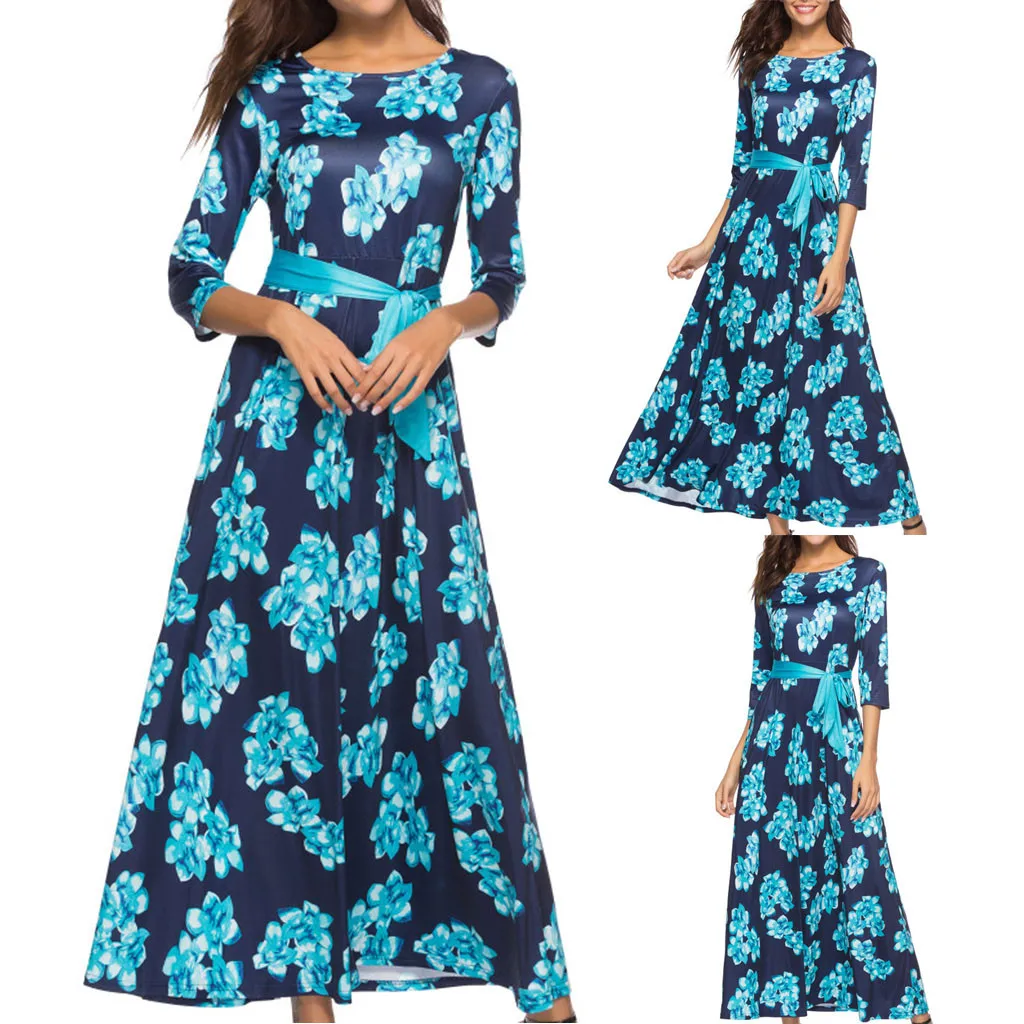 Vogue Nice Brand Ladies Casual Slim Round Neck short-sleeved Printed Dress Five Points High Waist And A Dress Chic Fashion
Vogue Nice Brand Ladies Casual Slim Round Neck short-sleeved Printed Dress Five Points High Waist And A Dress Chic Fashion
