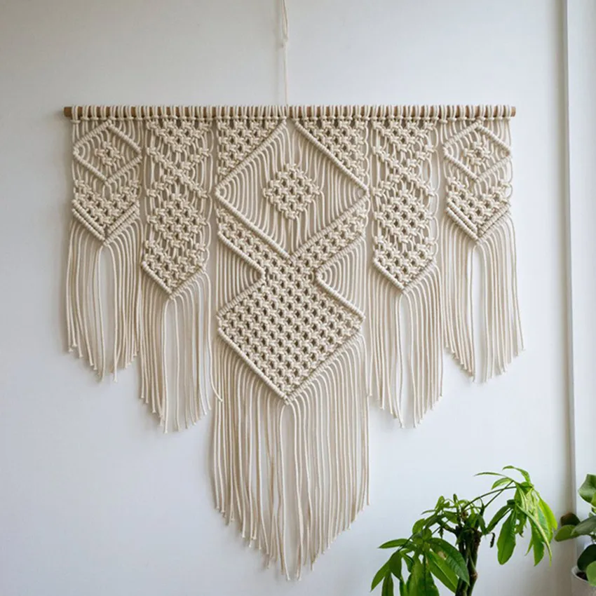 Boho Tapestry Wall Hanging Hand-woven Home Decoration Accessories Nordic Art Tassel Apartment Dorm Room Decor Aesthetic
Boho Tapestry Wall Hanging Hand-woven Home Decoration Accessories Nordic Art Tassel Apartment Dorm Room Decor Aesthetic