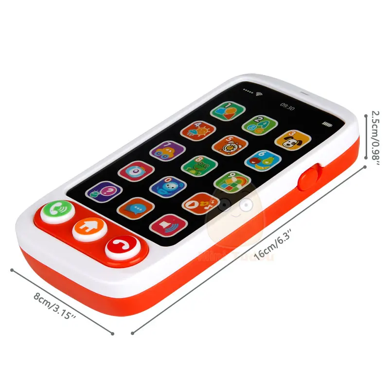Kids Learning Toys Baby Mobile Phone Toy English Machine With Light Musical Babyphone Children Educational Toys Babies Telephone
Kids Learning Toys Baby Mobile Phone Toy English Machine With Light Musical Babyphone Children Educational Toys Babies Telephone