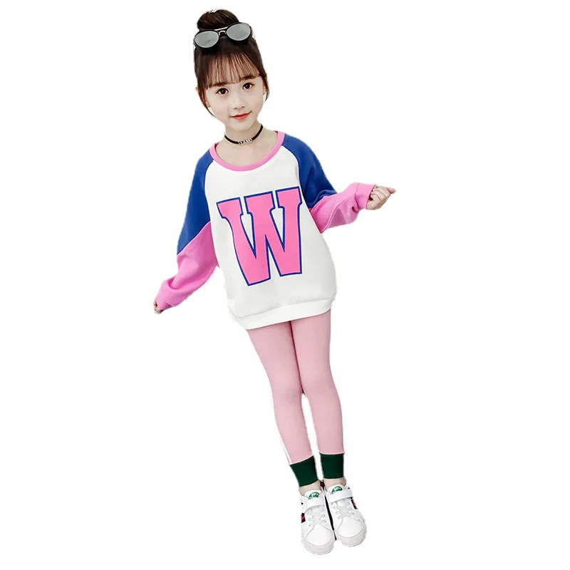 Girls' T-shirt New Spring Children's Contrast Color Loose T-shirt Fashion Pullover Bottoming Shirt Fashion Clothes 4 -12 Ages
Girls' T-shirt New Spring Children's Contrast Color Loose T-shirt Fashion Pullover Bottoming Shirt Fashion Clothes 4 -12 Ages