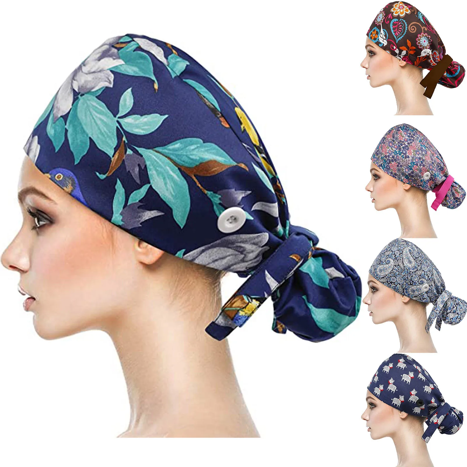 Women Cap With Buttons Bouffant Hat With Sweatband For Womens And Mens Nurse Accessories Gorros Quirurgicos Mujer 2021 Gorras
Women Cap With Buttons Bouffant Hat With Sweatband For Womens And Mens Nurse Accessories Gorros Quirurgicos Mujer 2021 Gorras