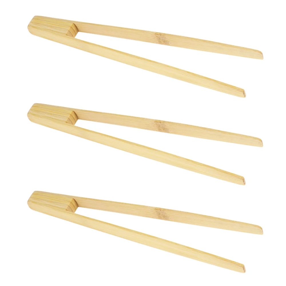 3pcs Bamboo Food Clip Multifunction Kitchen Tongs Serving Bread Clamp for Cake Dessert Large Size
3pcs Bamboo Food Clip Multifunction Kitchen Tongs Serving Bread Clamp for Cake Dessert Large Size